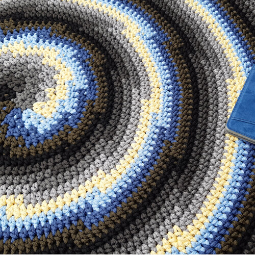 Ковер из полиэфирного шнура "Карусель Вселенная"