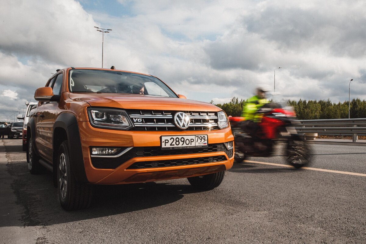 VW Amarok V6 Canyon на трассе М-11