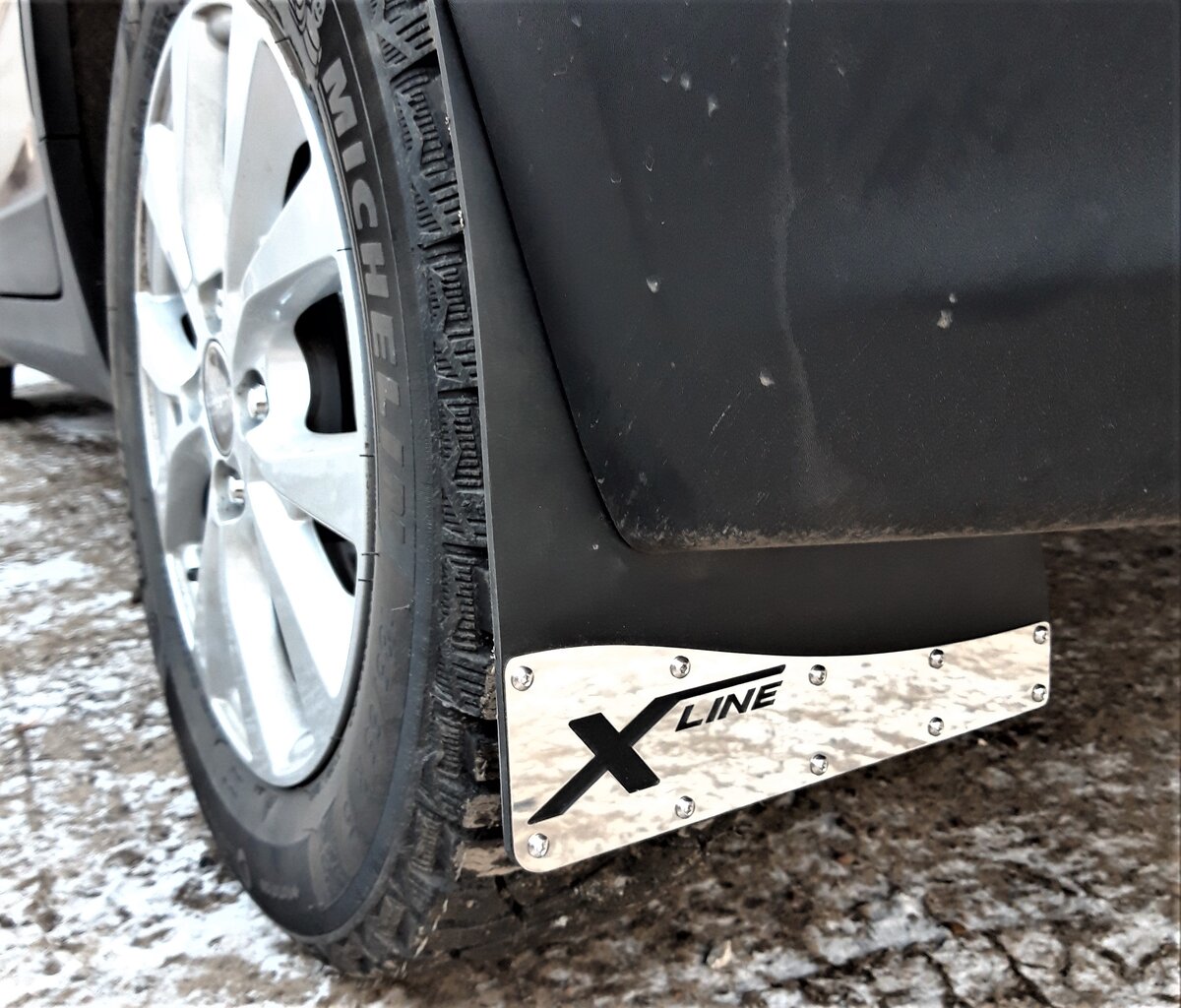 Брызговики увеличенные KIA RIO X-line