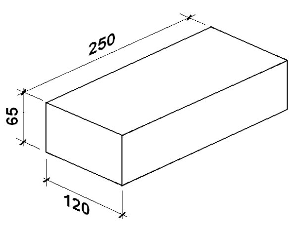 Размер силикатного кирпича фото Размеры кирпича стандартного. Одинарный, полуторный, двойной и ригельный кирпич 