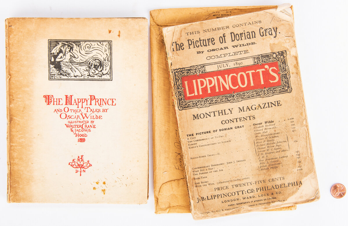 Одно из первых изданий романа "Портрет Дориана Грея"