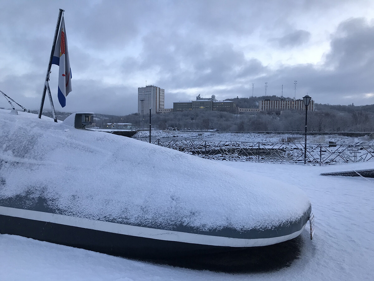 Закрытый город Североморск. Прогулка по 