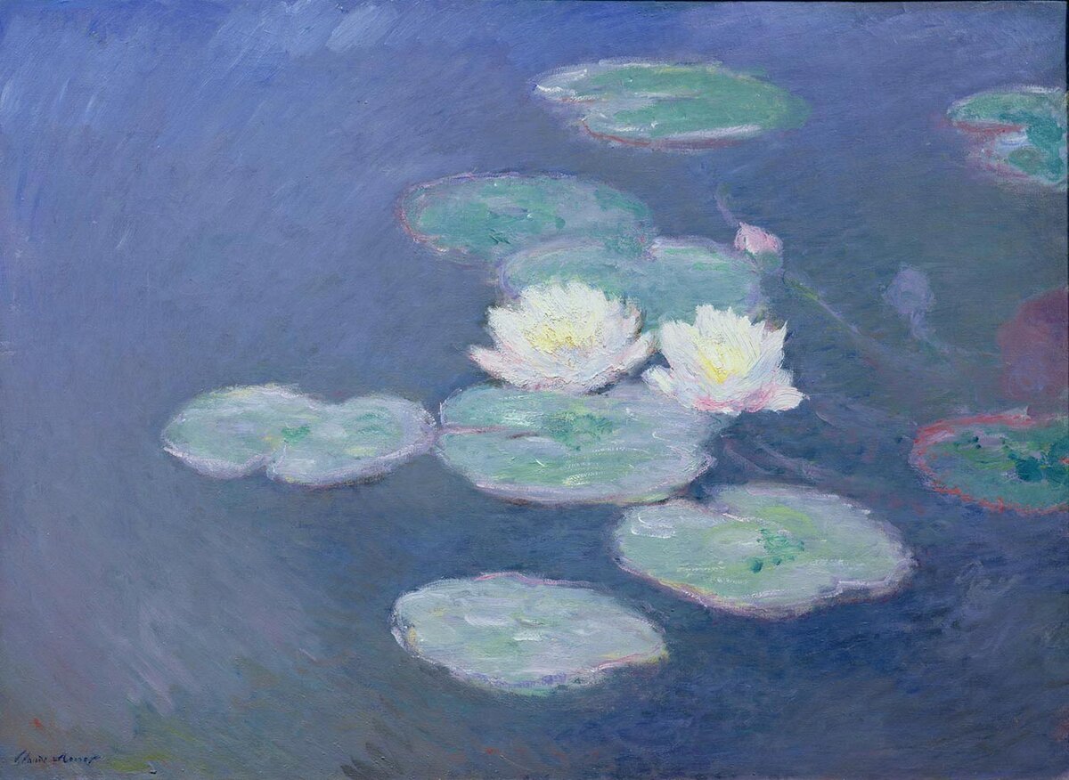 Клод Моне “Водяные лилии. Вечерний эффект” (1897) © Musée Marmottan-Monet, Париж