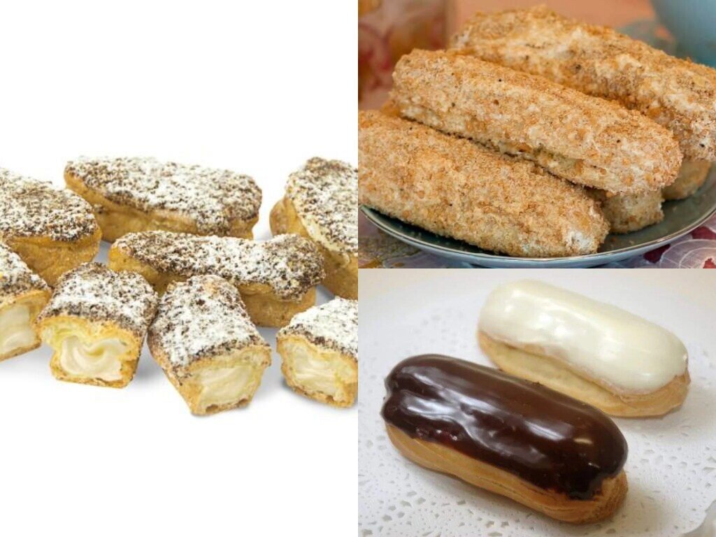 Эклеры как в ссср рецепт с фото