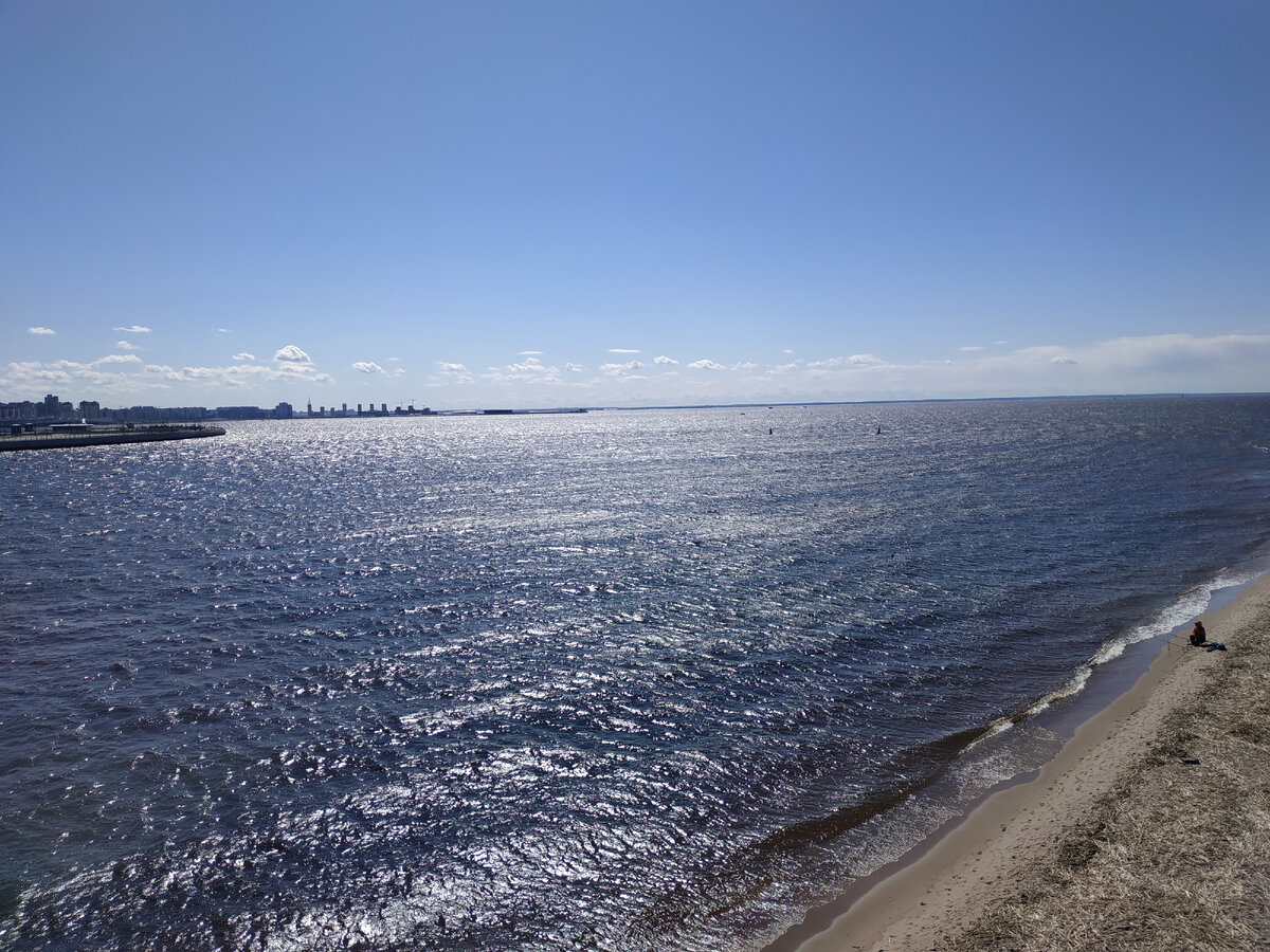 Вид на залив с Яхтенного моста. Начало пути)