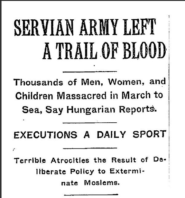 31 декабря 1912 года заголовок в "Нью-Йорк Таймс"