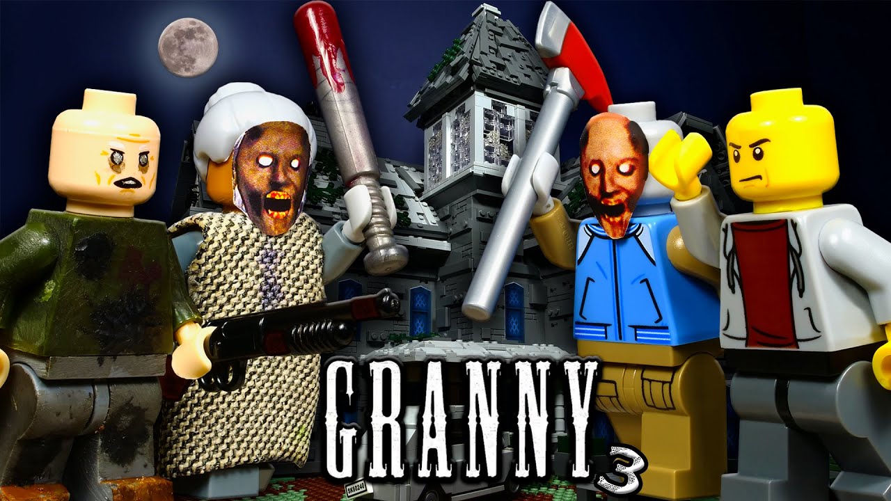 LEGO Мультфильм Granny 3 - Часть 3 / ФИНАЛ / Horror game Гренни / ЛЕГО Stop  Motion, Animation [4K]