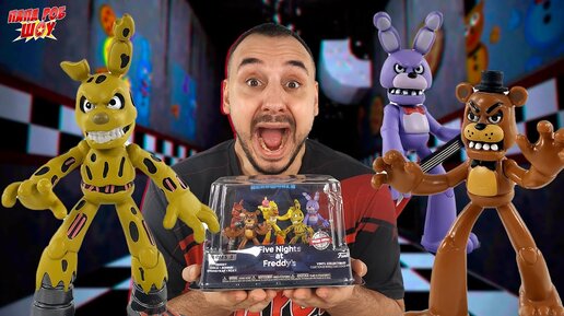 ПАПА РОБ И АНИМАТРОНИКИ ФНАФ HERO WORLD! ГЕРОИ FUNKO POP В ПИЦЦЕРИИ FIVE NIGHTS AT FREDDY`S!