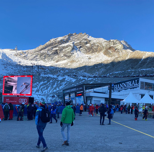 Финишный стадион в Зельдене. Фото: Владимир Преображенский 
