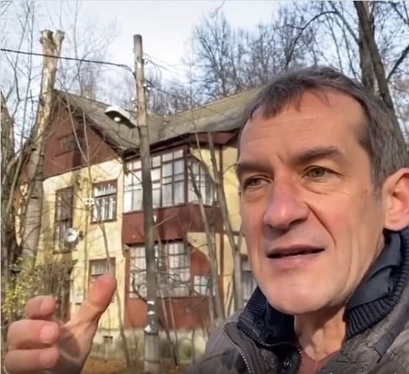 Глеб Пьяных (фото: кадр из его репортажа) 