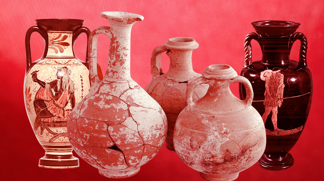 Амфоры античных времён.