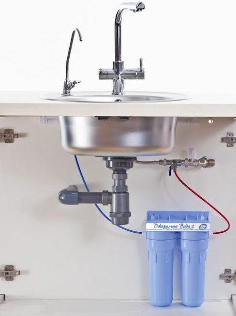 Установка фильтра для очистки воды - цена за работу.