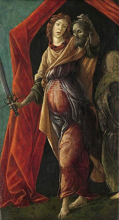 Сандро Ботичелли. Юдифь с головой Олоферна. 1497 г.