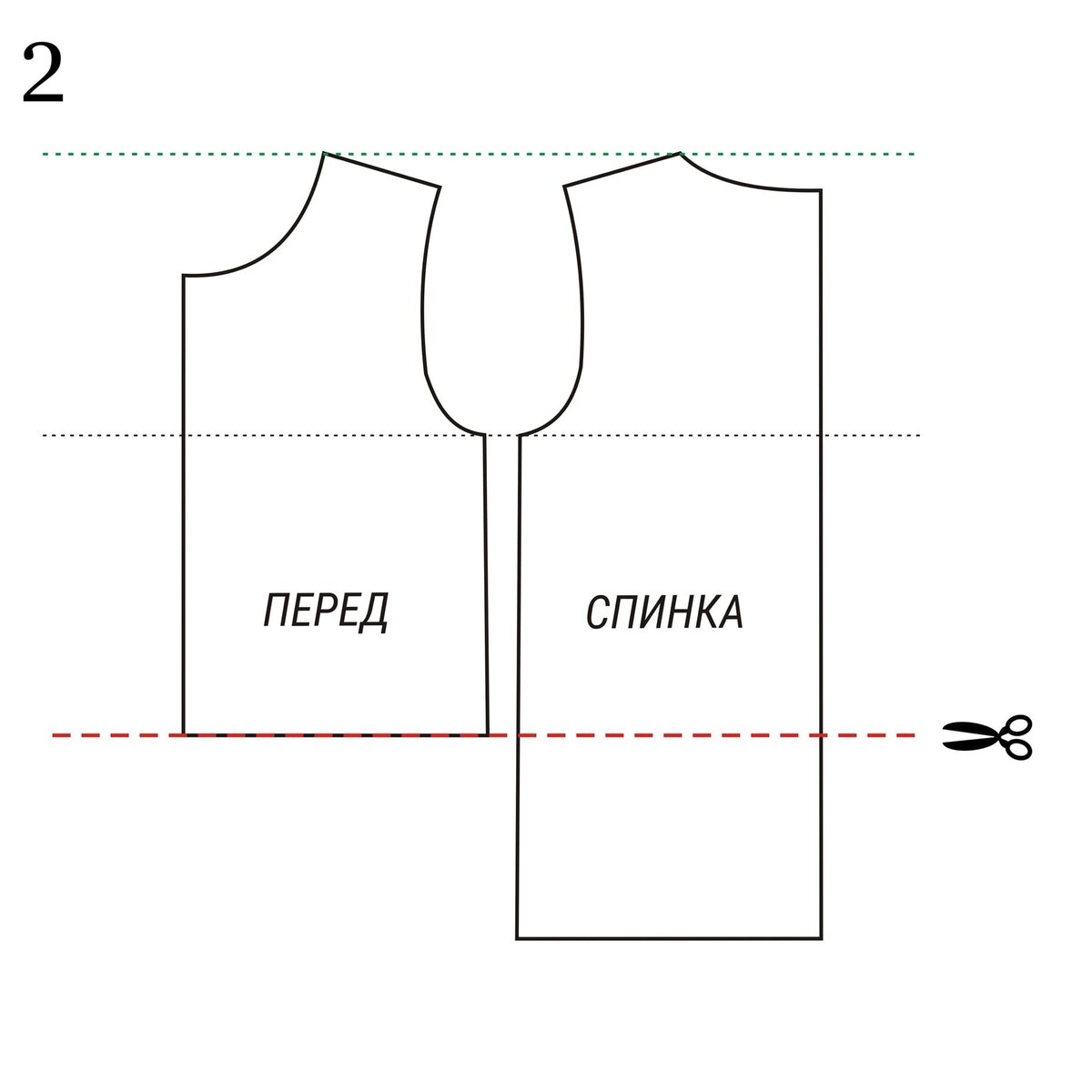 Выкройка базовой футболки