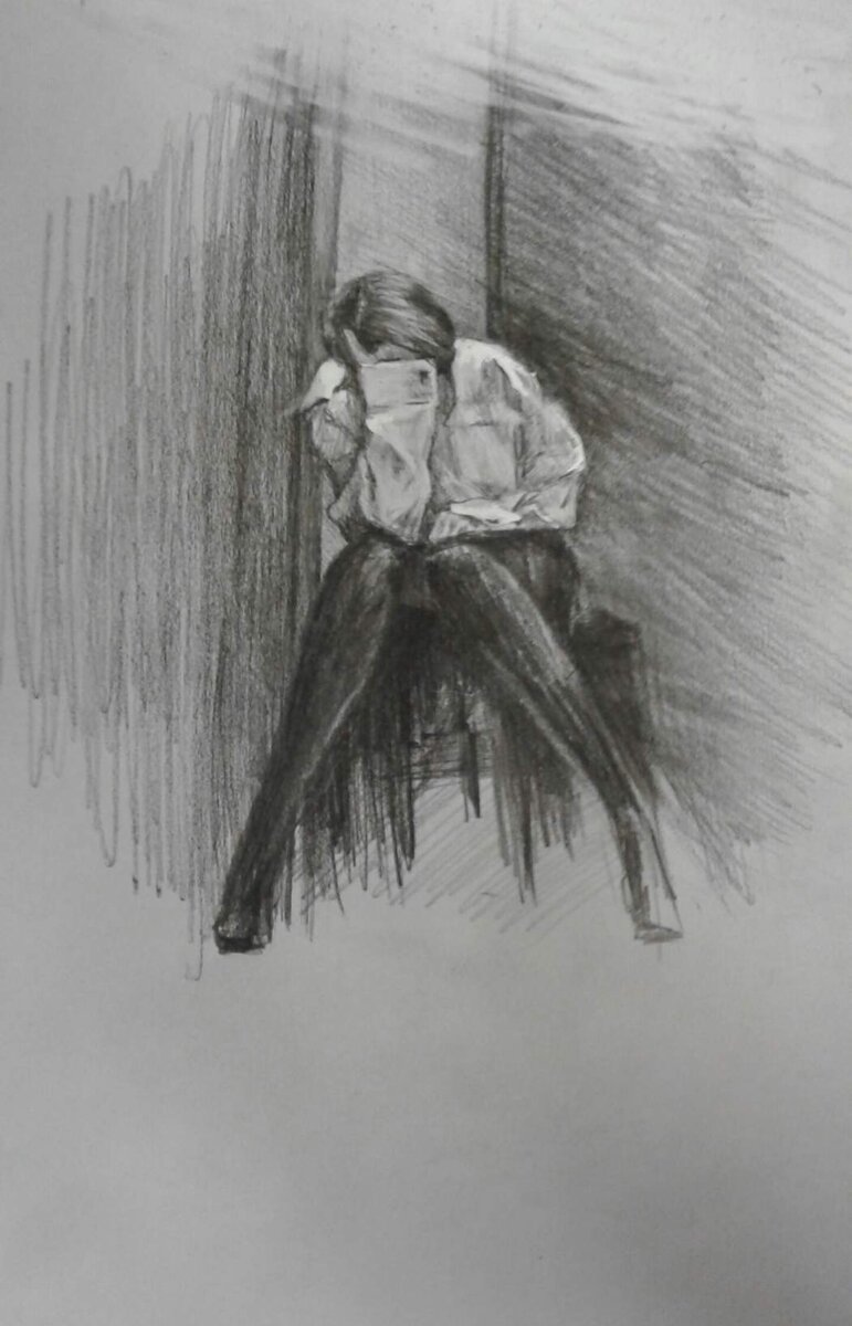 Рисунок автора. Автопортрет 