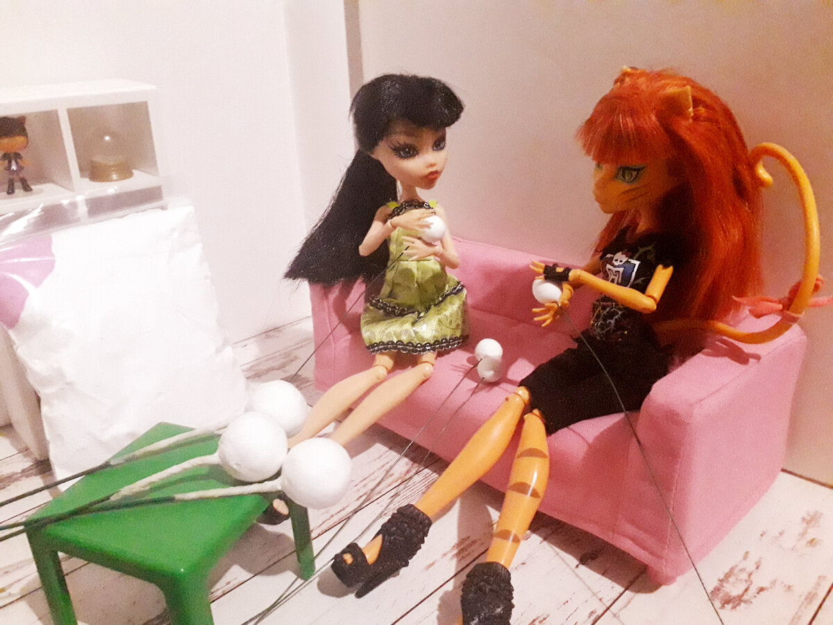 Лепим бутоны пиона.