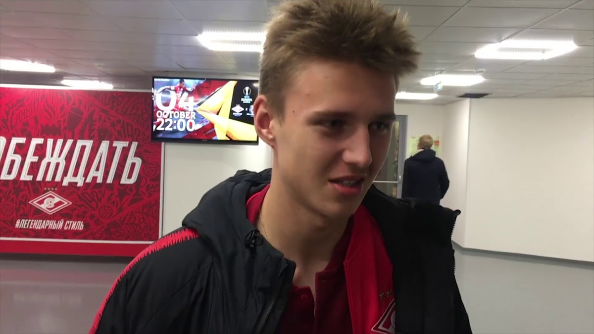 Полузащитник московского "Спартака" Михаил Игнатов. Фото из интернета.