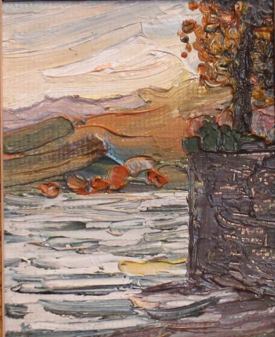 "Озеро Комо"              холст. масло             14х10      