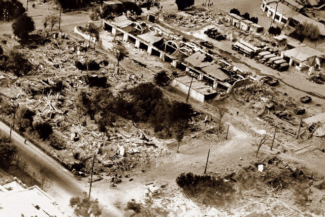 Последствия ашхабадского землетрясения. Фото из открытых источников.