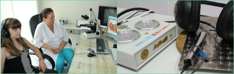 Биосканер, на котором обследуют "пациентов", сделан, видимо, из газовой плиты для дачи...