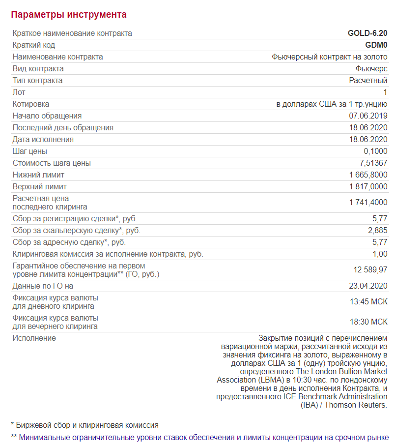 спецификация GOLD-6.20