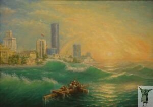 

Виталий Заозёрский По следам одного происшествия 50×70 хм 2017 г

