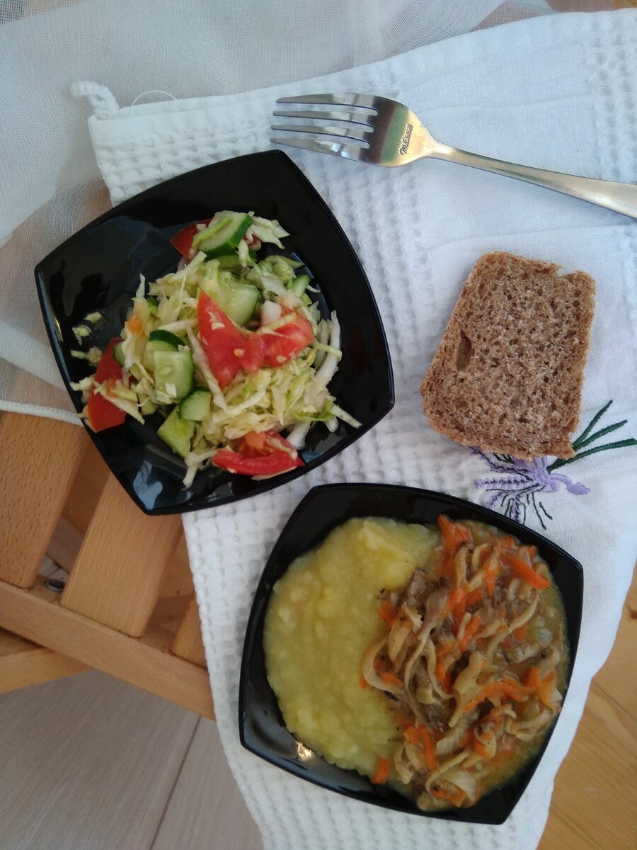 Грибной бефстроганов