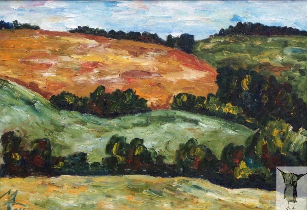 Рената Малютина Лето Юматово 45×60 хм 2016 г — 8 000