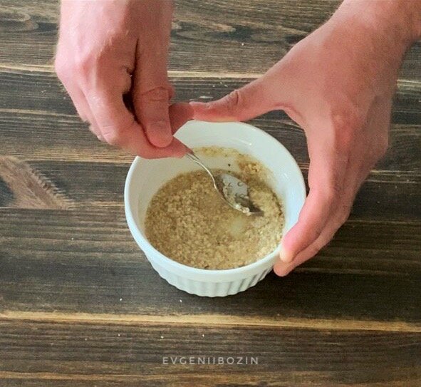 Кунжут с лимонным соком