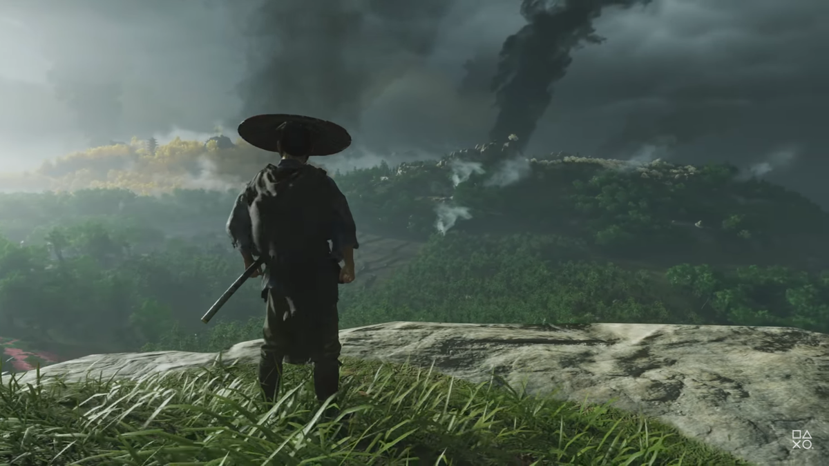 Впечатления PS 4  Ghost of Tsushima, от просмотра геймплея последнего эксклюзива.