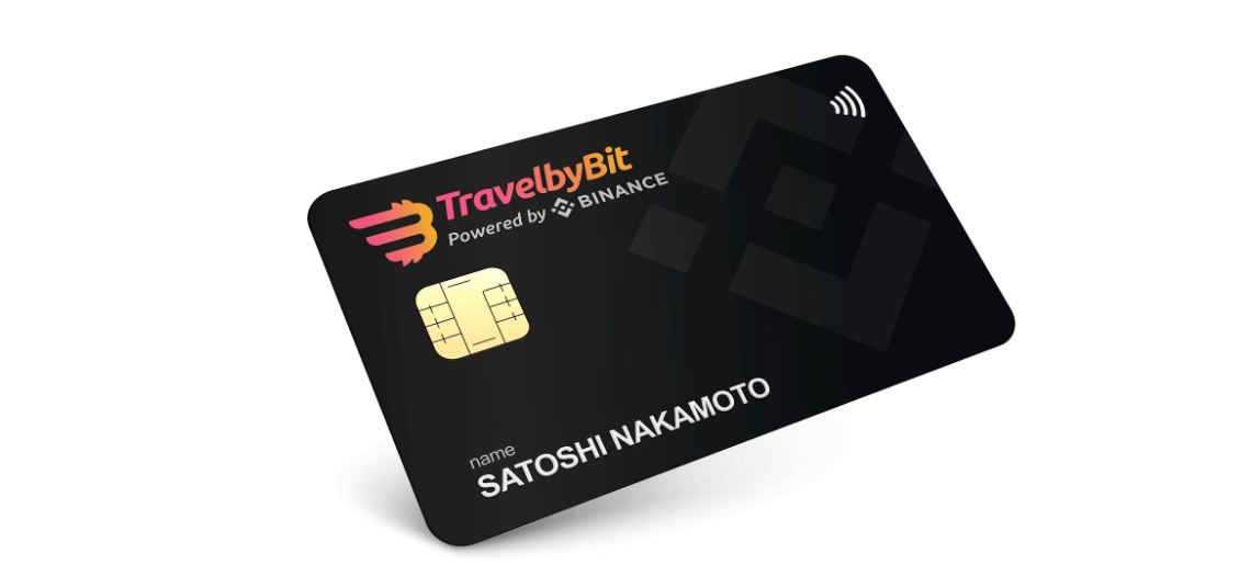 Дизайн карты Binance и TravelbyBit