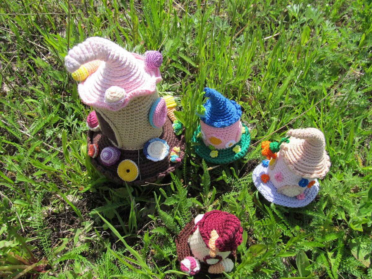 Сказочные домики связанные крючком