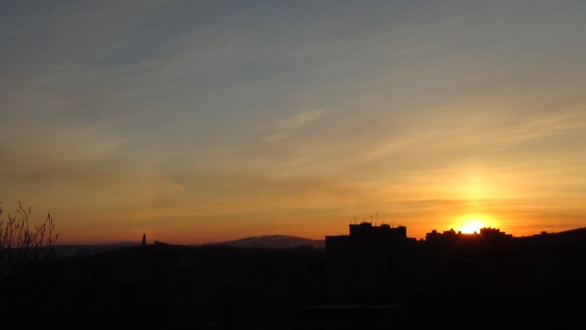 Закат над Мурманском