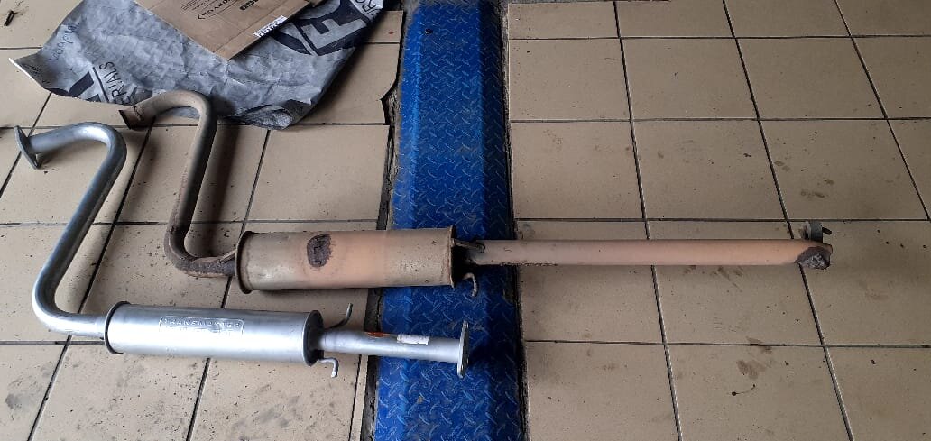 Старая труба у меня прогнила полностью))