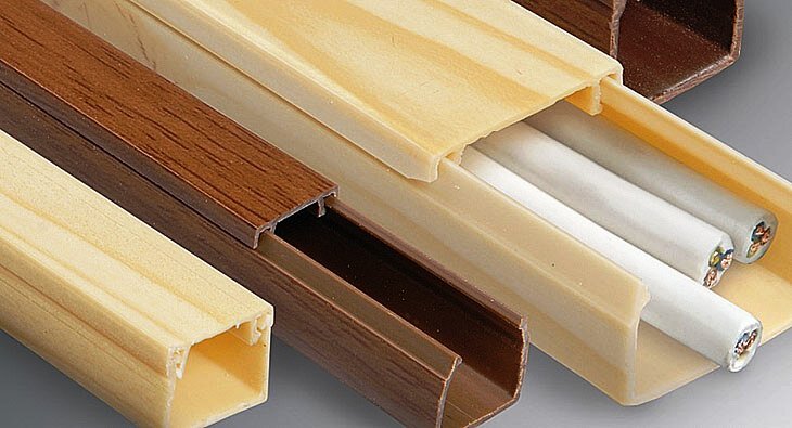 Цветные кабель-каналы ПВХ