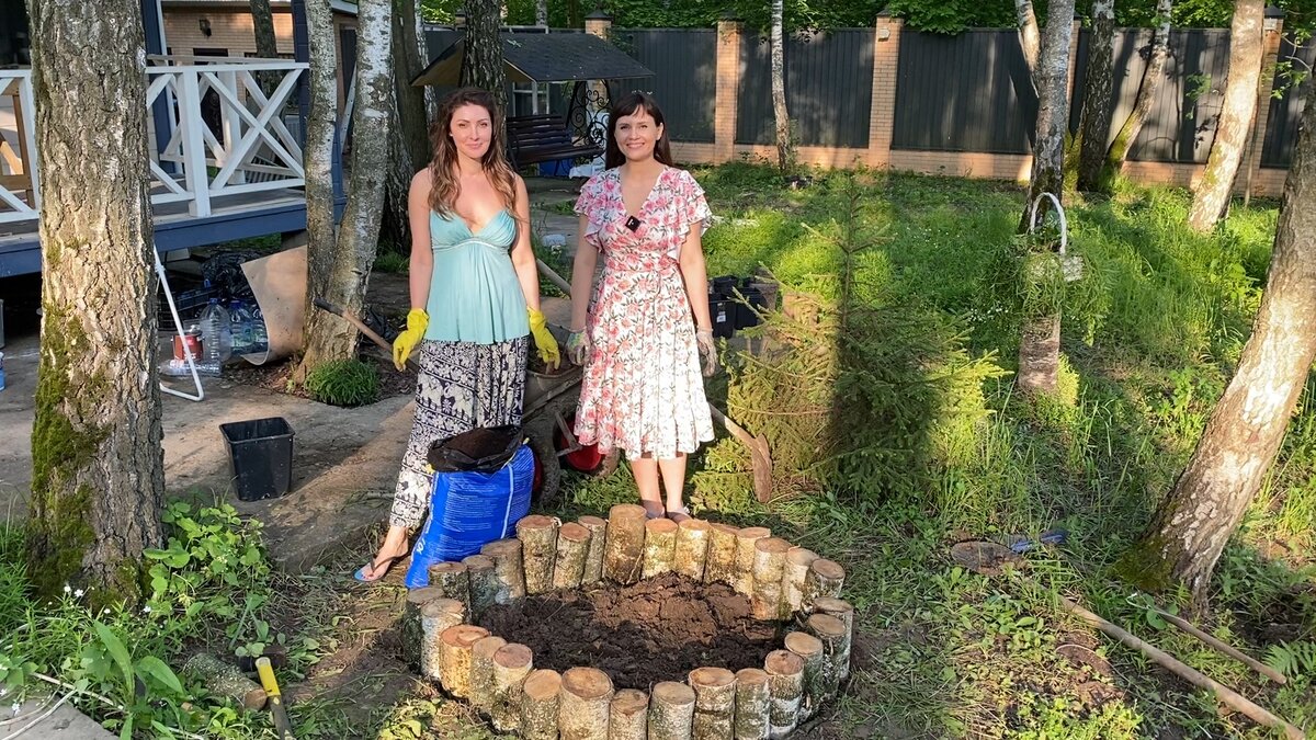 Анастасия Макеева и Марина Патина на даче