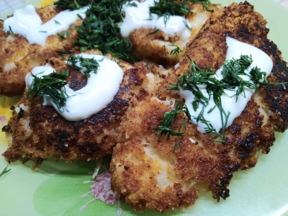  Вид готовых капустных котлет 