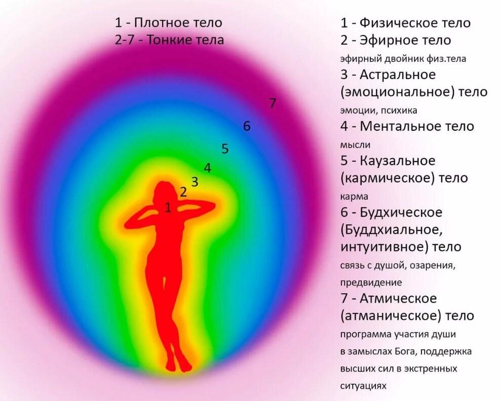 Тонкие тела человека