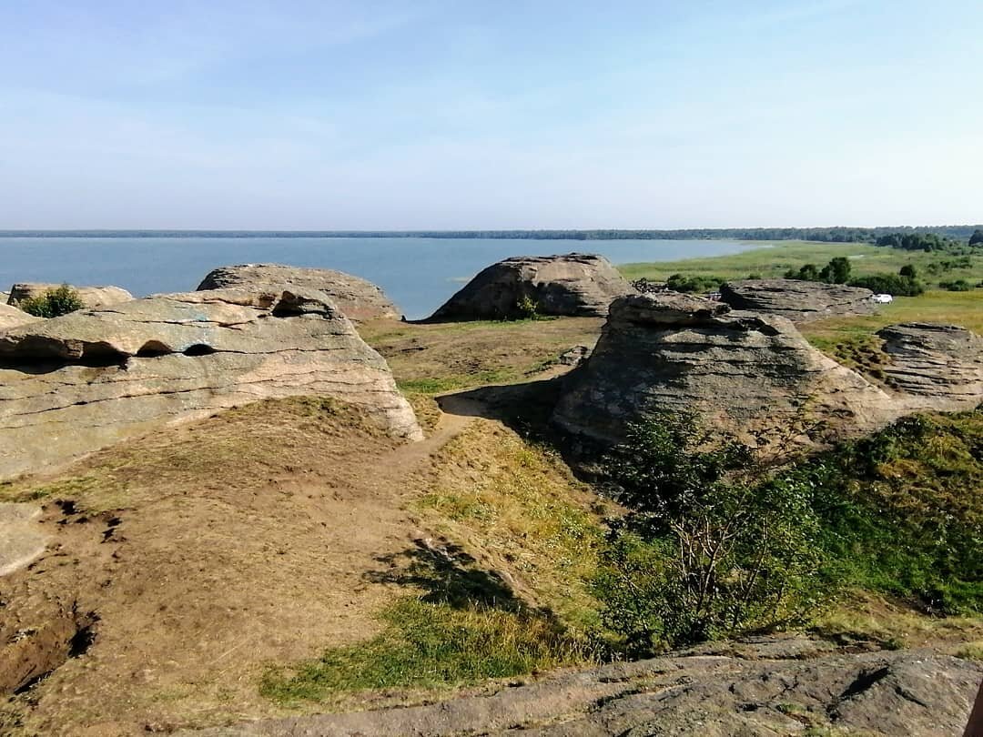 ВИд на скалы Большие Аллаки