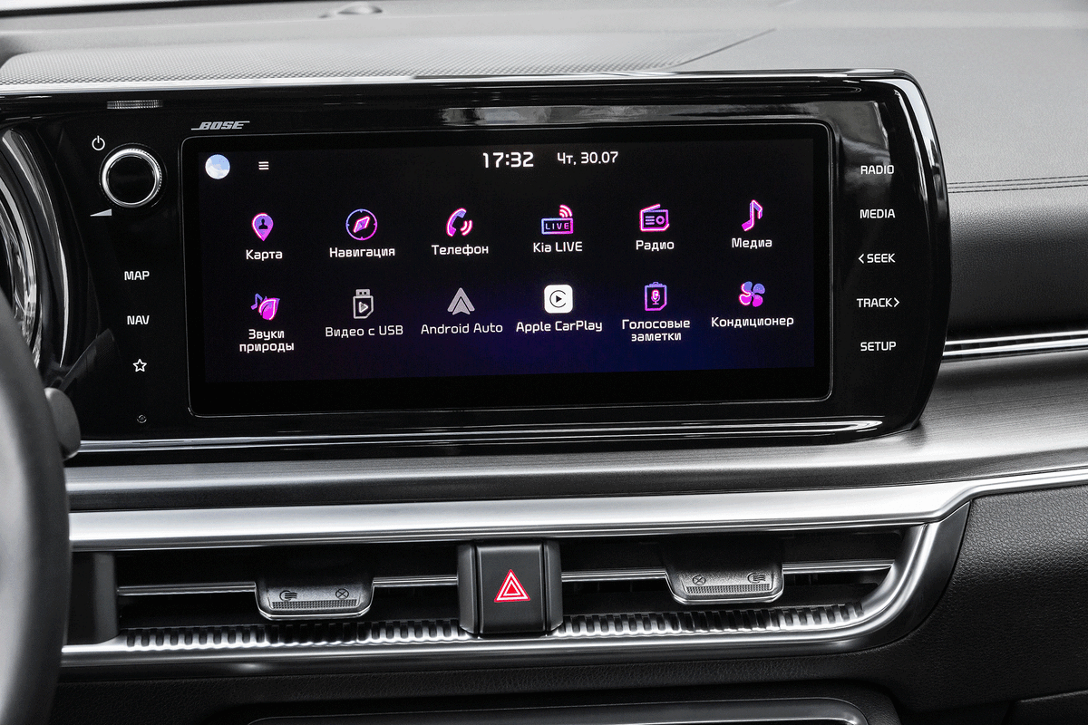 Дисплей навигационной цифровой панели насчитывает 64 цвета: четкая картинка, удобный интерфейс