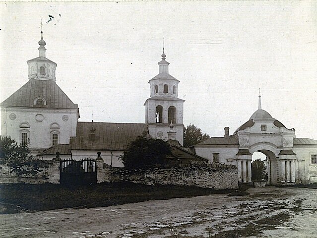 Въезд на Полотняный завод, фото начала XX века