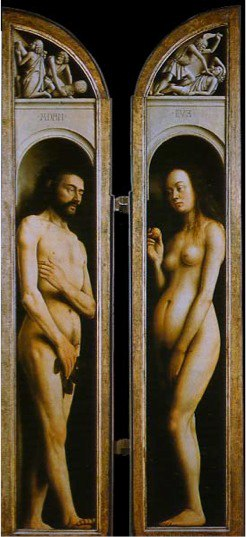 Губерт и Ян Ван Эйк «Гентский алтарь», 1432 
Собор святого Бавона, Гент, Бельгия
Северное Возрождение