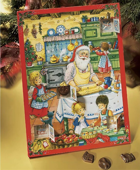 календарь с окошками новогодний. адвент календарь с шоколадом германия. конфеты advent calendar windel. адвент календарь windel. новогодний шоколадный календарь.