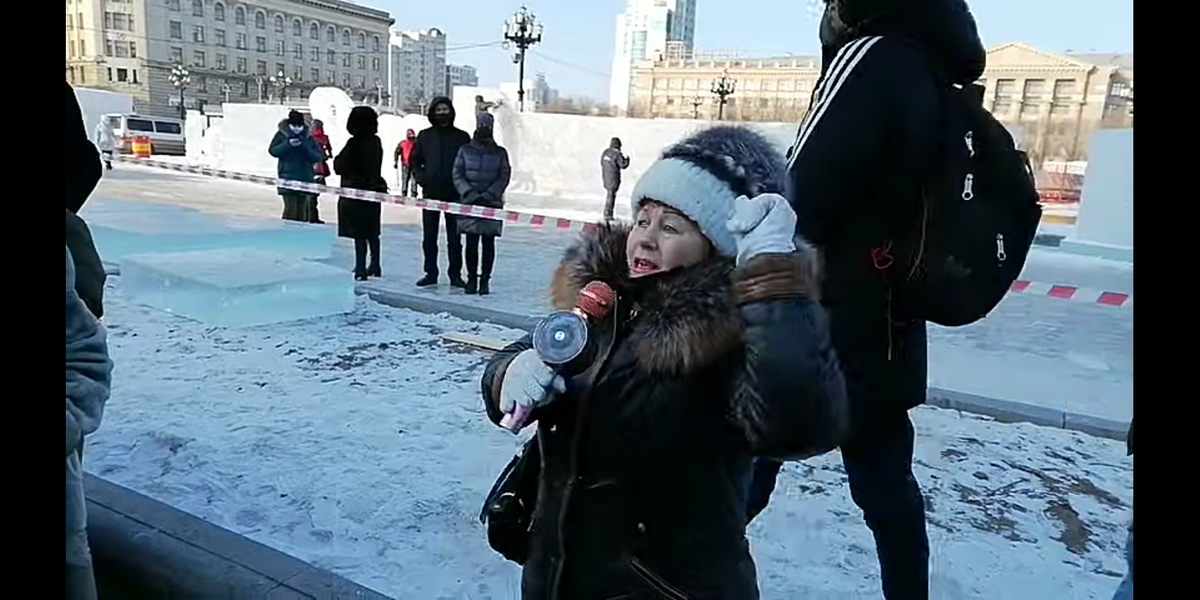 Хабаровская бабушка-активистка.