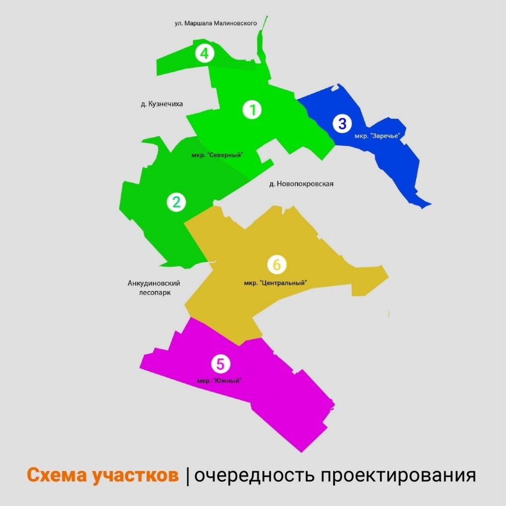 Новая кузнечиха схема кварталов - 92 фото