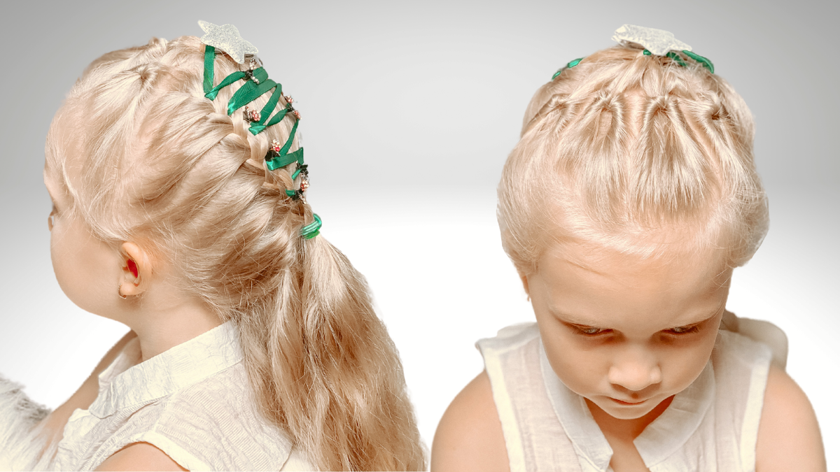 прическу видео на новый год девочке. новогодние прически для девочек. прическу видео на новый год девочке. прически для девочек. детские прически на новый год.