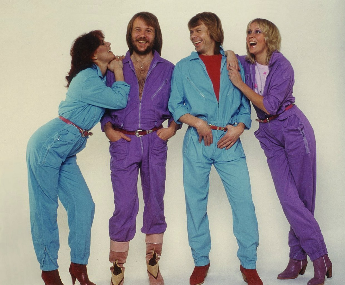 Группа ABBA в 1980 году.
