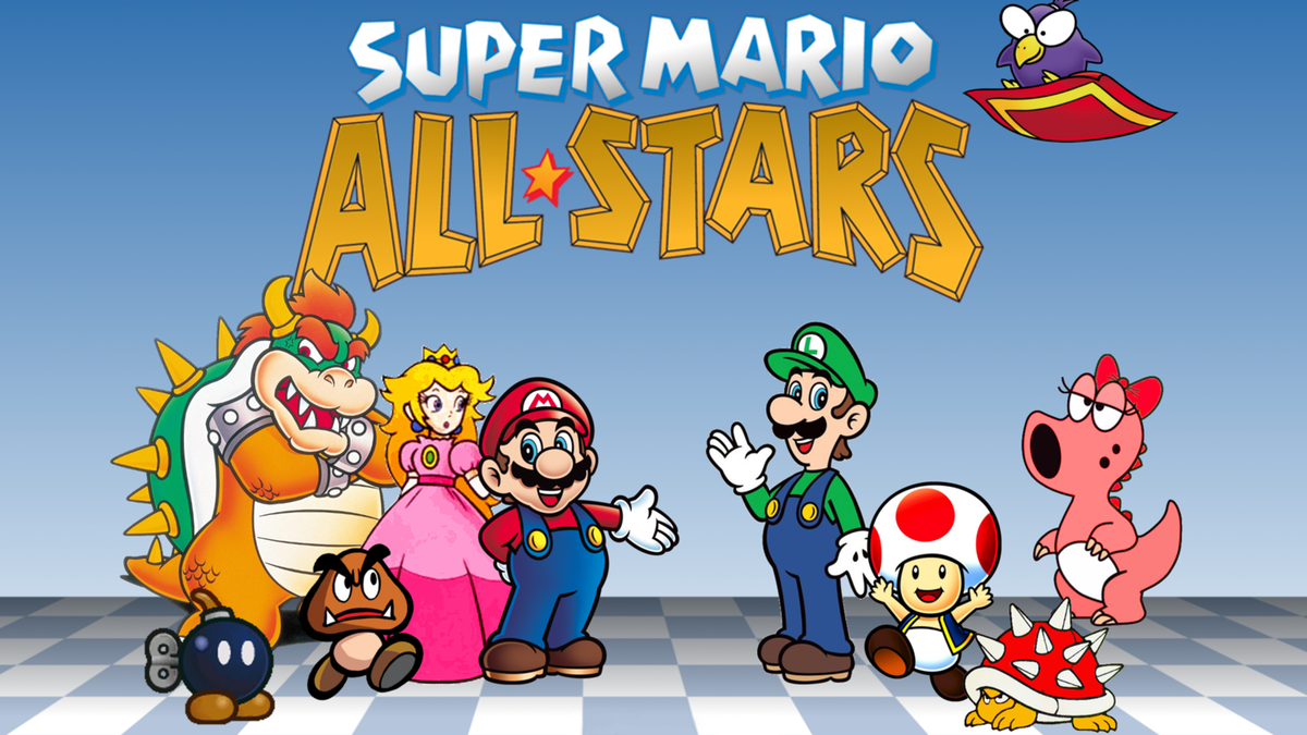 Mario bros snes. Super Mario all-Stars + super Mario World Snes. Super Mario all Stars super Nintendo. Мир супер Марио для супер Нинтендо.