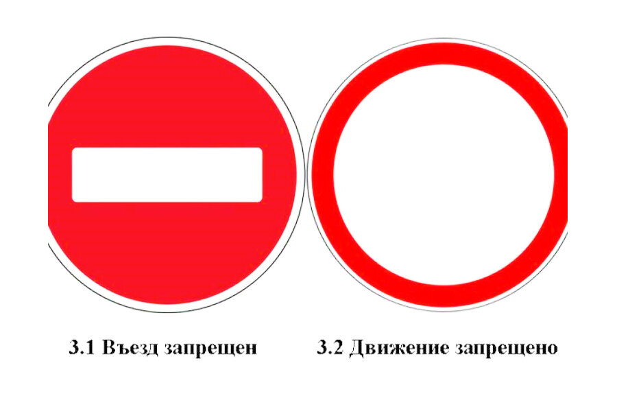 Картинка движение запрещено