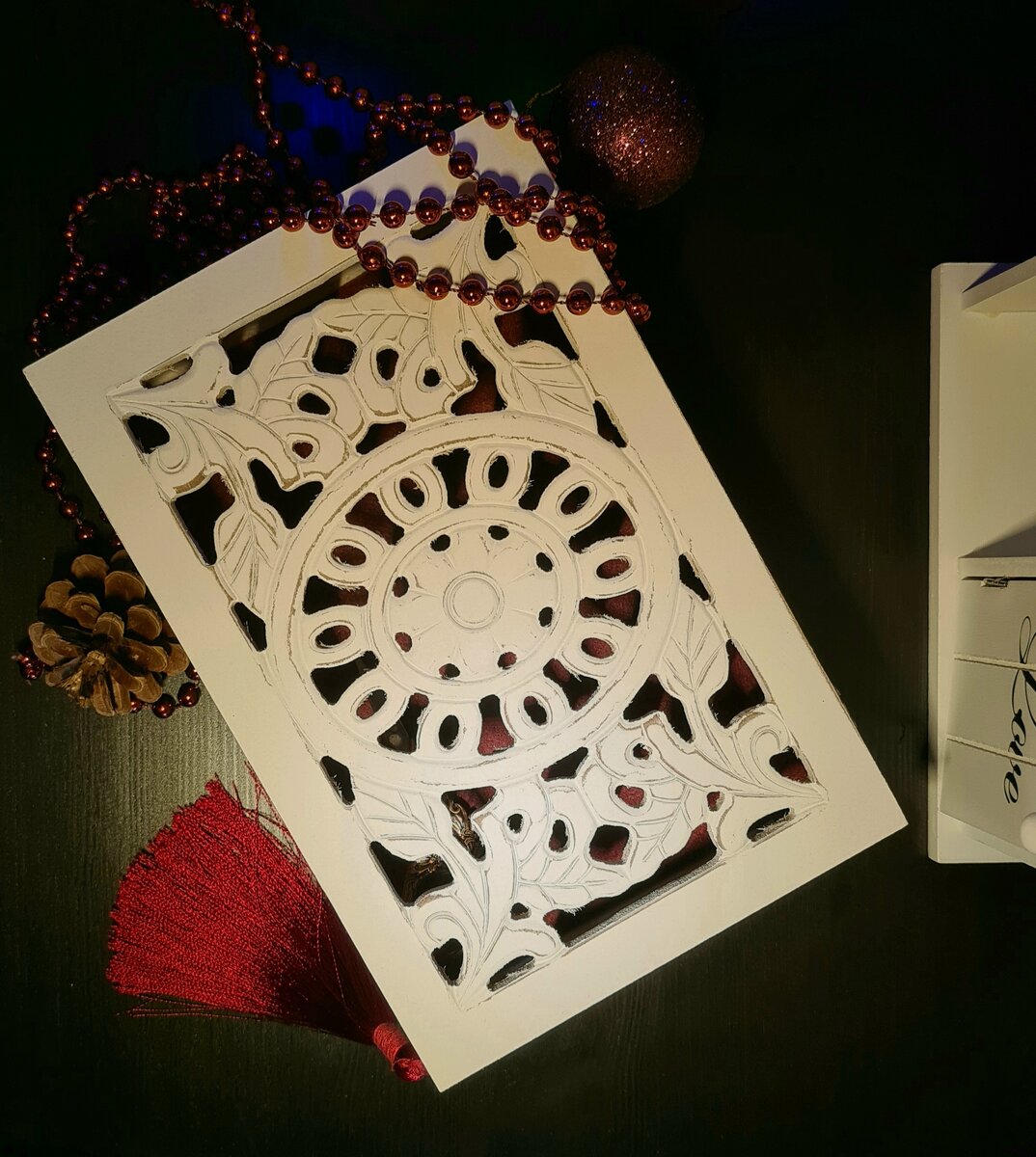 Шкатулка Фикс прайс "Зимний прованс".